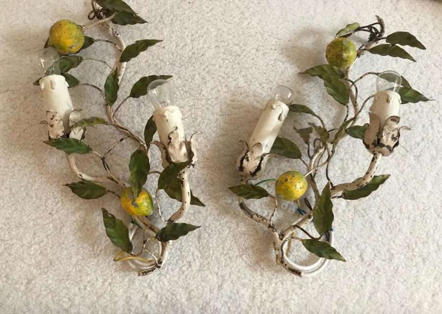 Pair of French wall lights