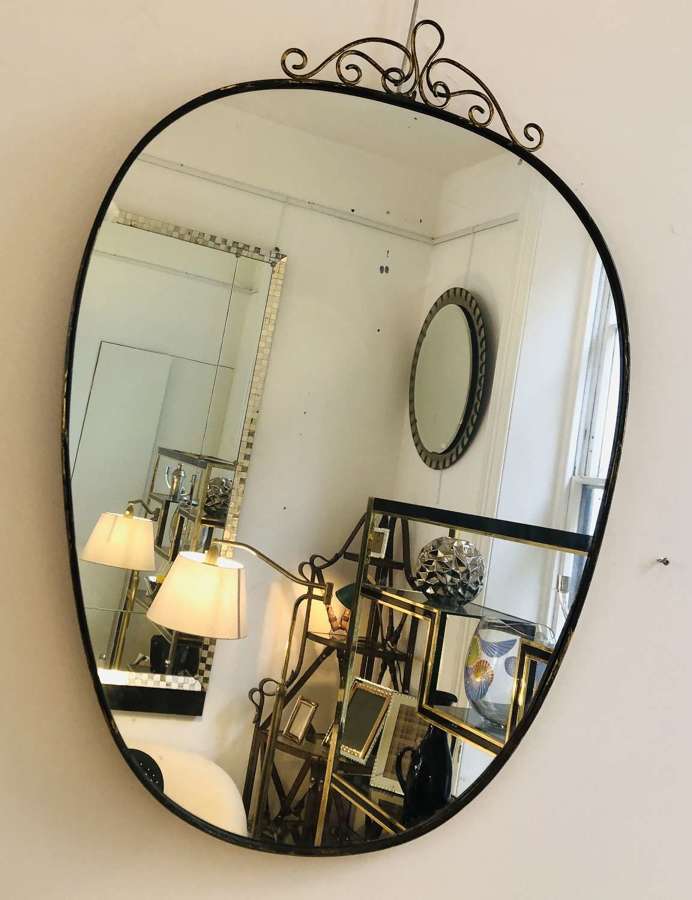 Italian Crested mirror